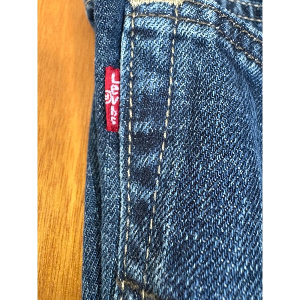 Levis 527 Bootcut Jeans Mens 40x32 Dark Wash Denim Pants - Picture 9 of 9